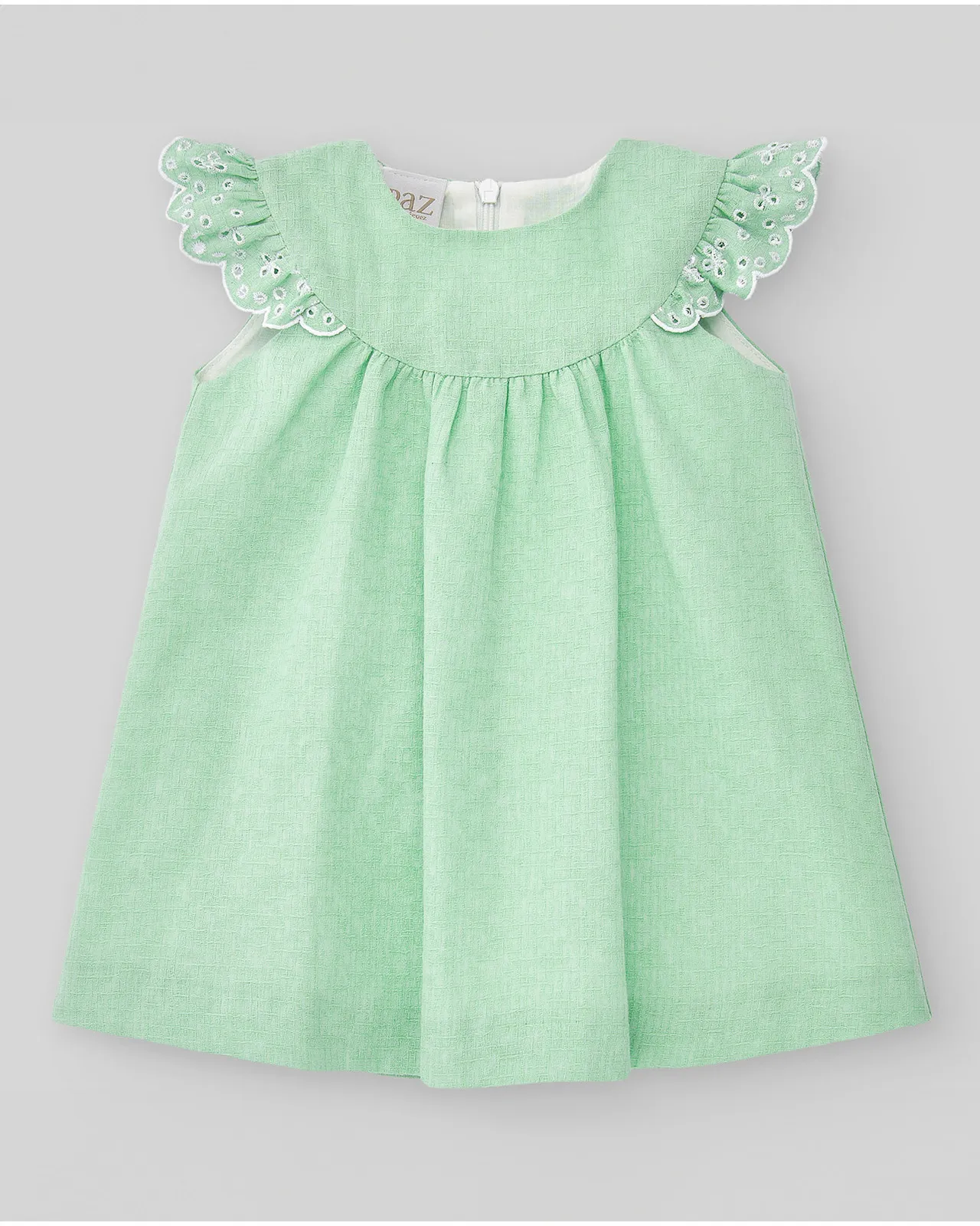 Vestido verde "ARCOIRIS"