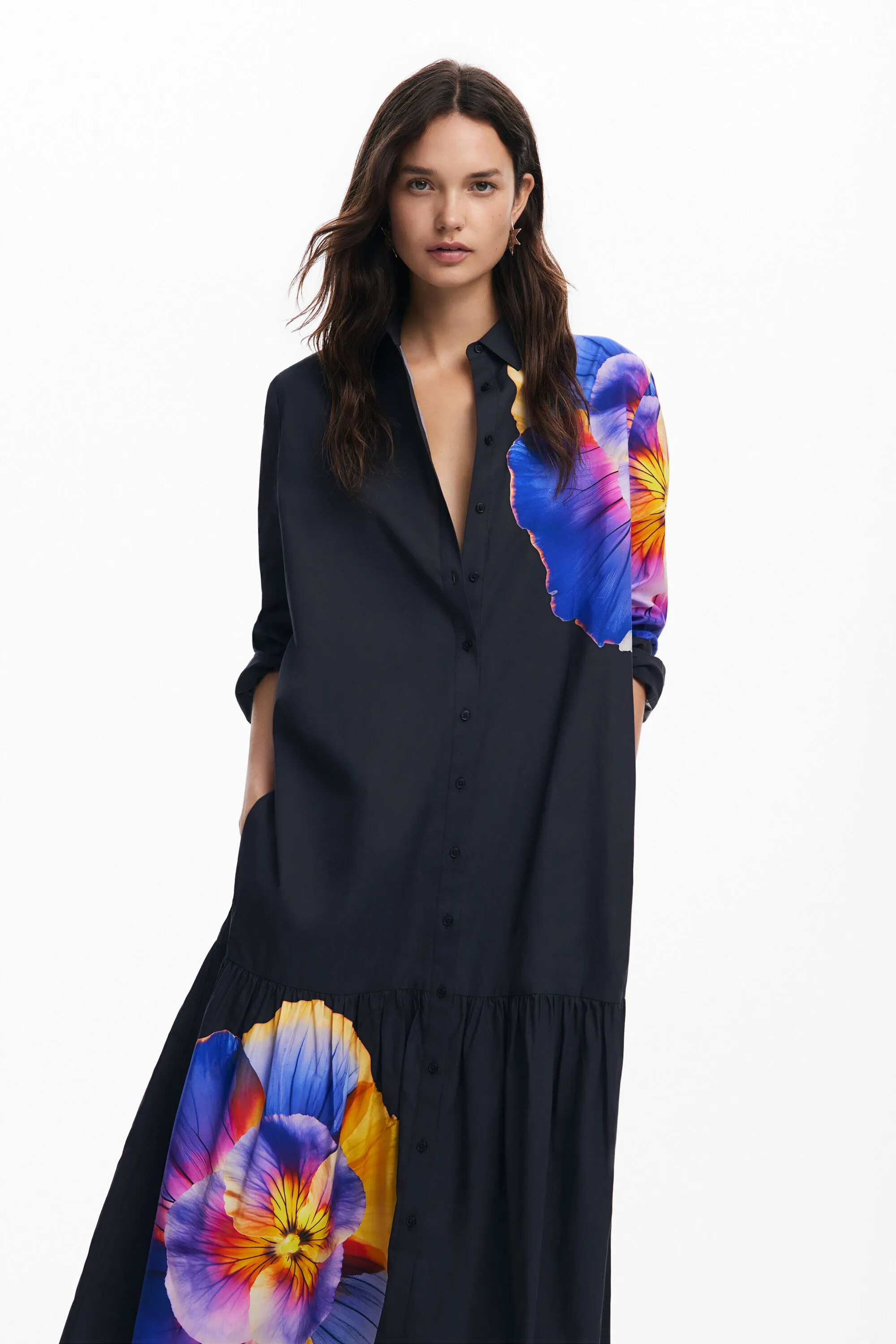 Vestit camiser flors M. Christian Lacroix