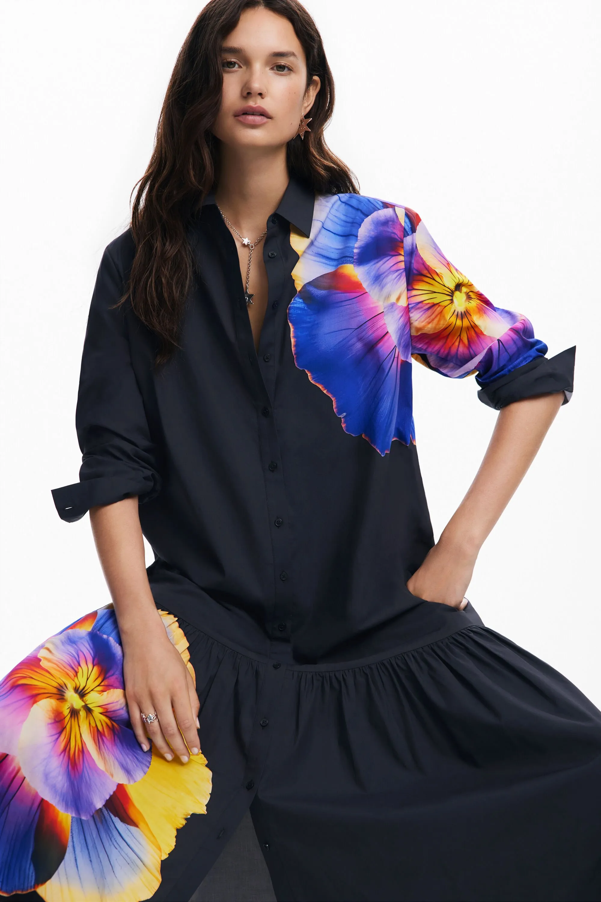 Vestit camiser flors M. Christian Lacroix