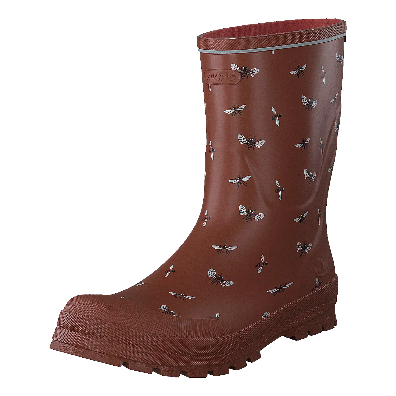 Viking Jolly Print Cognac/white