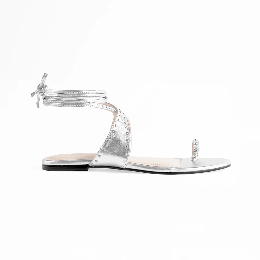 Vinci Shoes Sandalias Milos Plata