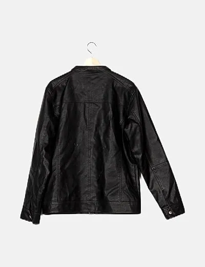 Visto Bueno Chaqueta biker negra