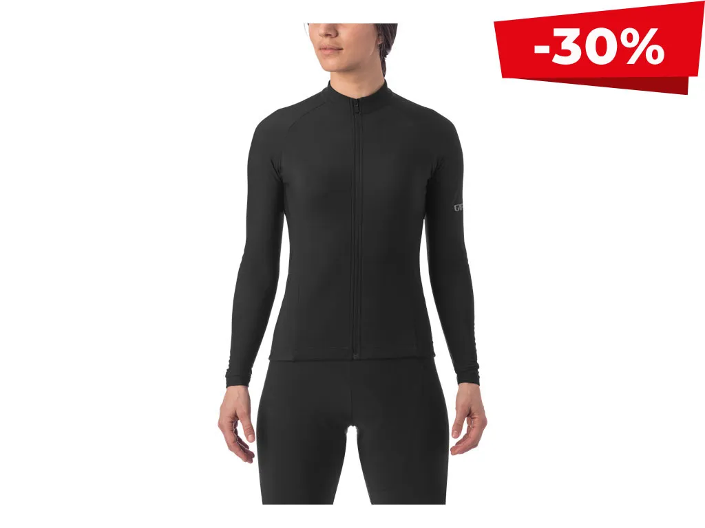 W CHRONO LS THERMAL JERSEY BLACK XL