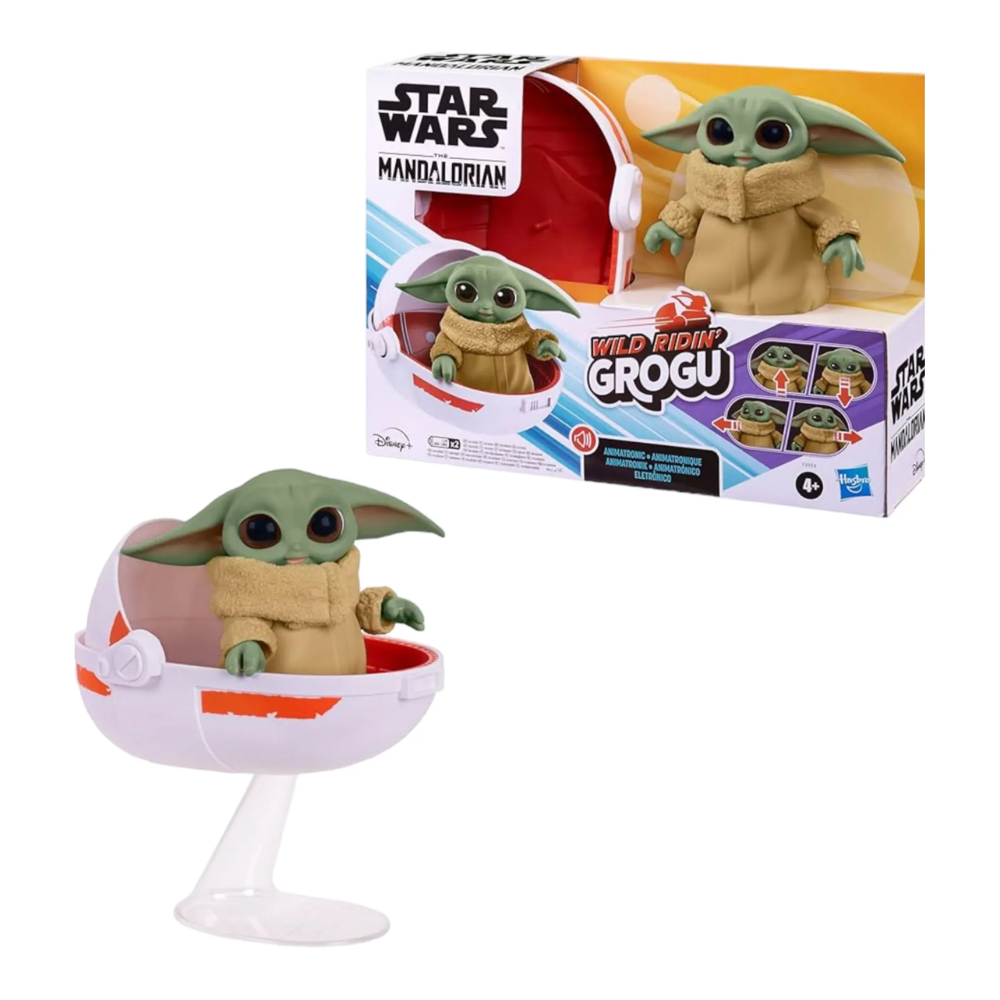 Wild Ridin Grogu The Mandalorian Juguete Animatrónico Hasbro