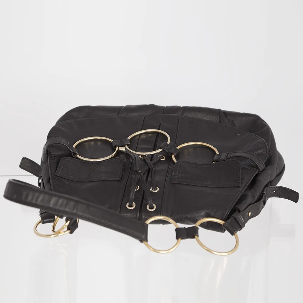 YSL Bolso Shoulder Ring Negro
