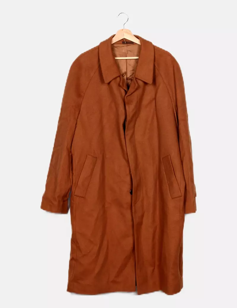 Yves Saint Laurent Abrigo camel básico