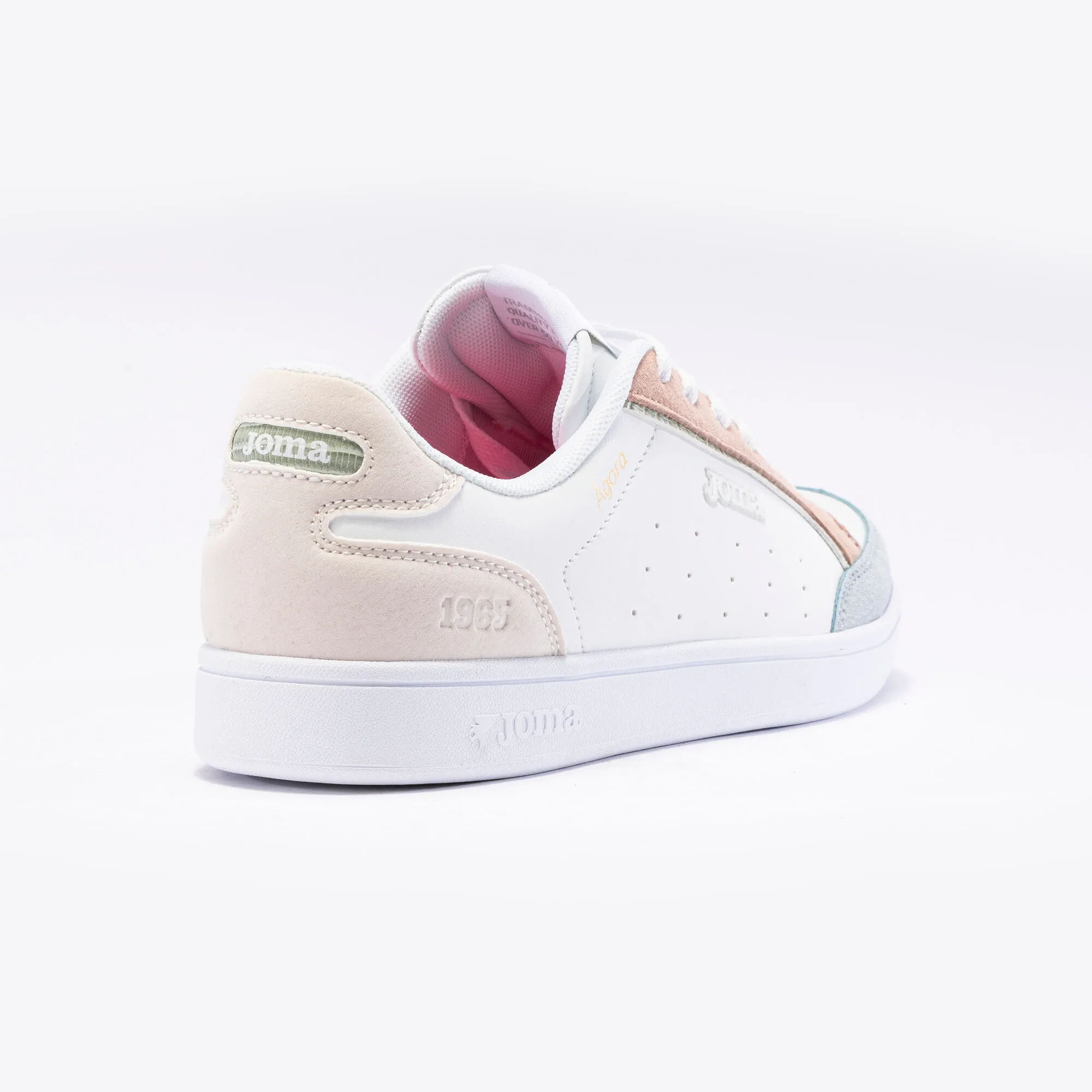 Zapatillas casual C.Agora Lady 24 mujer blanco rosa