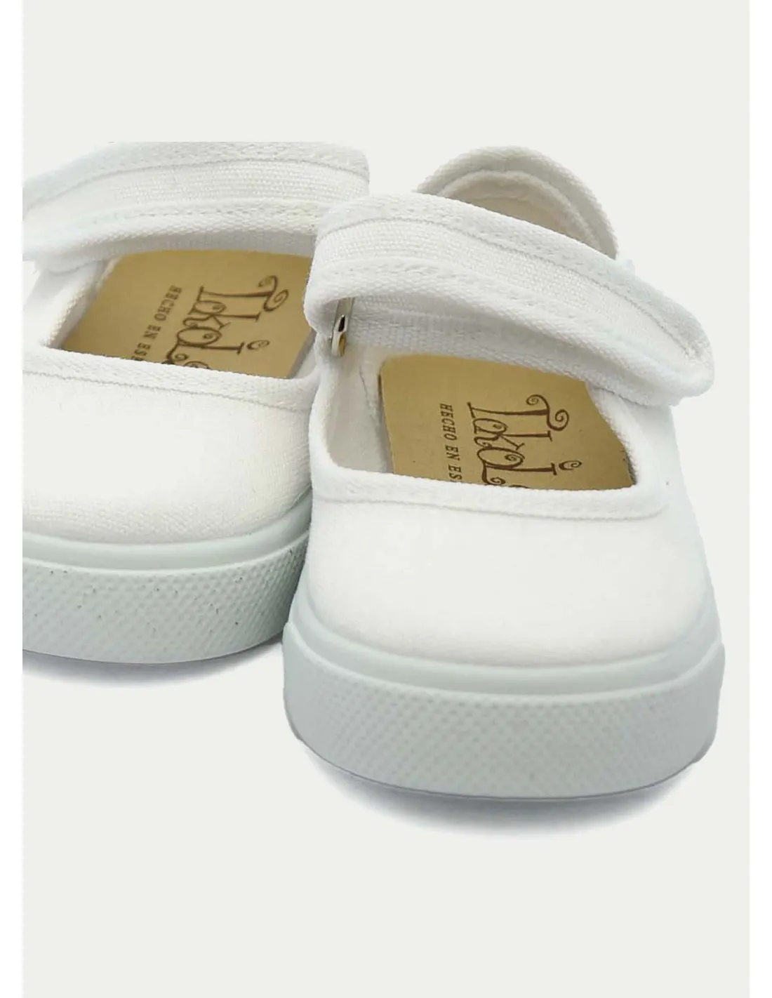 ZAPATILLAS DE LONA TOKOLATE 3101 BLANCO 