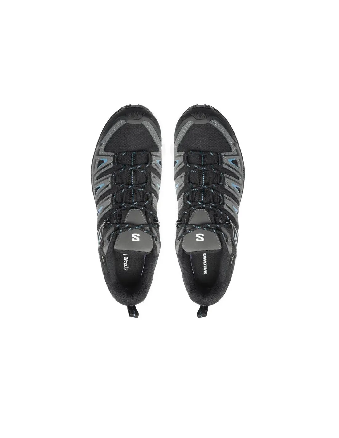 ZAPATILLAS DE MONTAñA SALOMON X ULTRA PIONEER GORETEX NEGRO/GRIS/AZUL HOMBRE