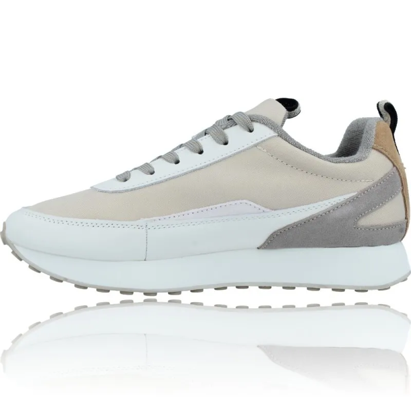 Zapatillas Deportivas Sneakers Casual de Piel para Mujeres de Scalpers 30013 Gina