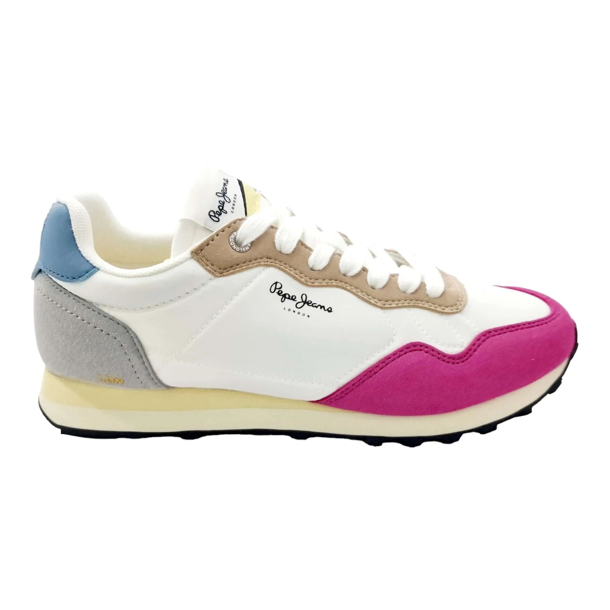 ZAPATILLAS MUJER PEPE JEANS CASUAL NATCH BASIC W FUCSIA