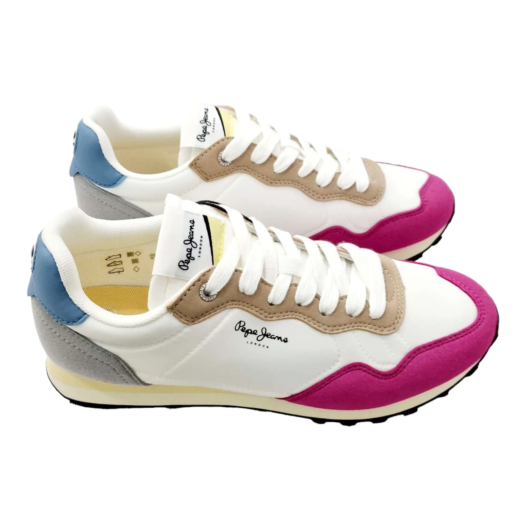 ZAPATILLAS MUJER PEPE JEANS CASUAL NATCH BASIC W FUCSIA
