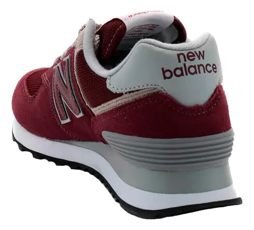 Zapatillas New Balance Mujer 574 Bordo Urbanas Full Empo2000