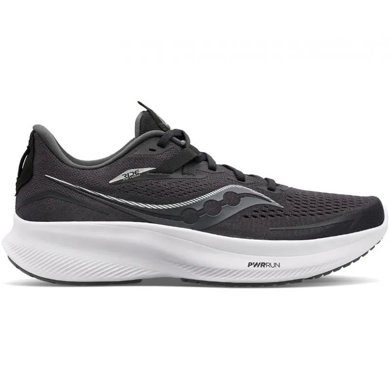 Zapatillas Saucony Ride 15 (Negro/Blanco) Hombre
