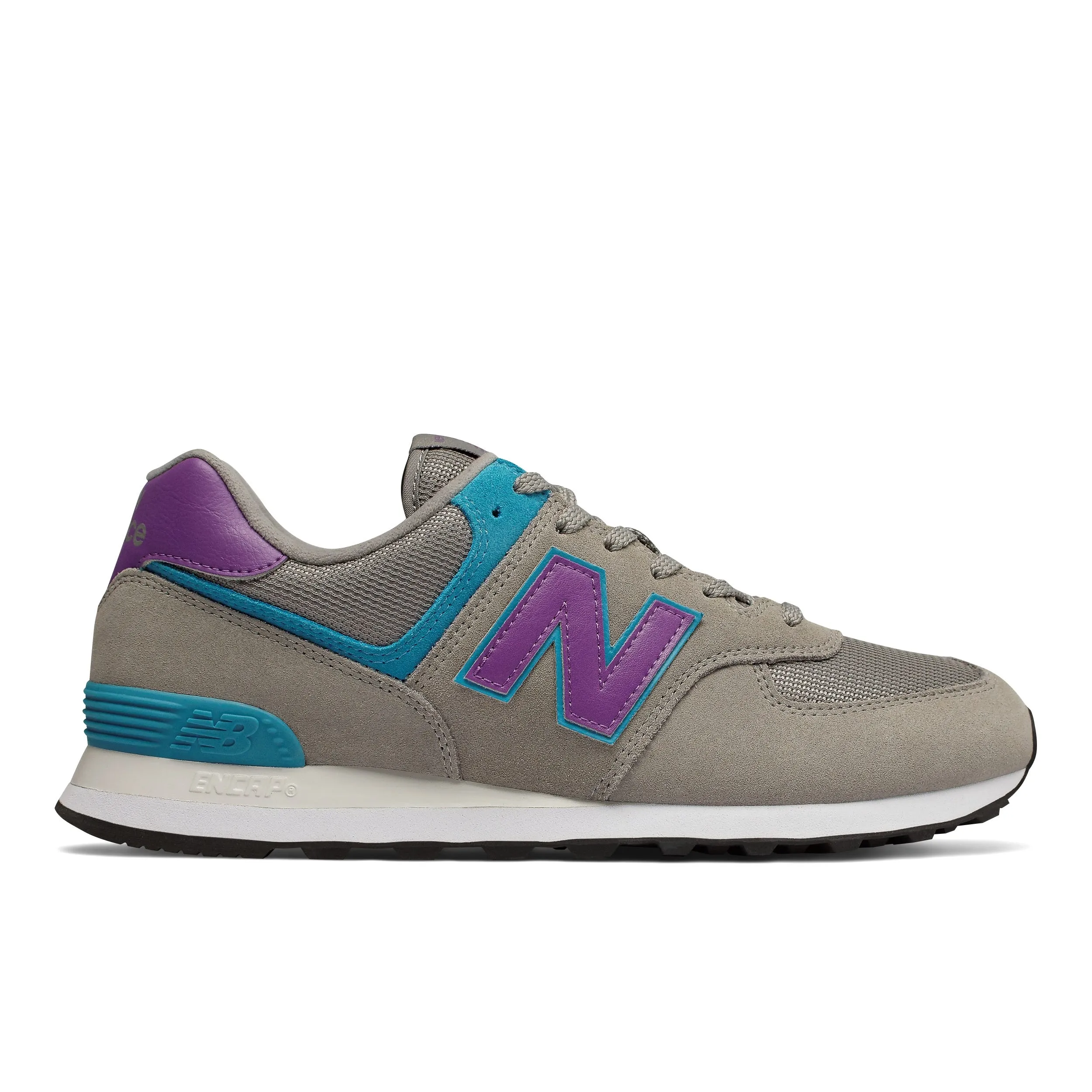 Zapatillas Urbanas Hombre New Balance 574 Gris/Morada