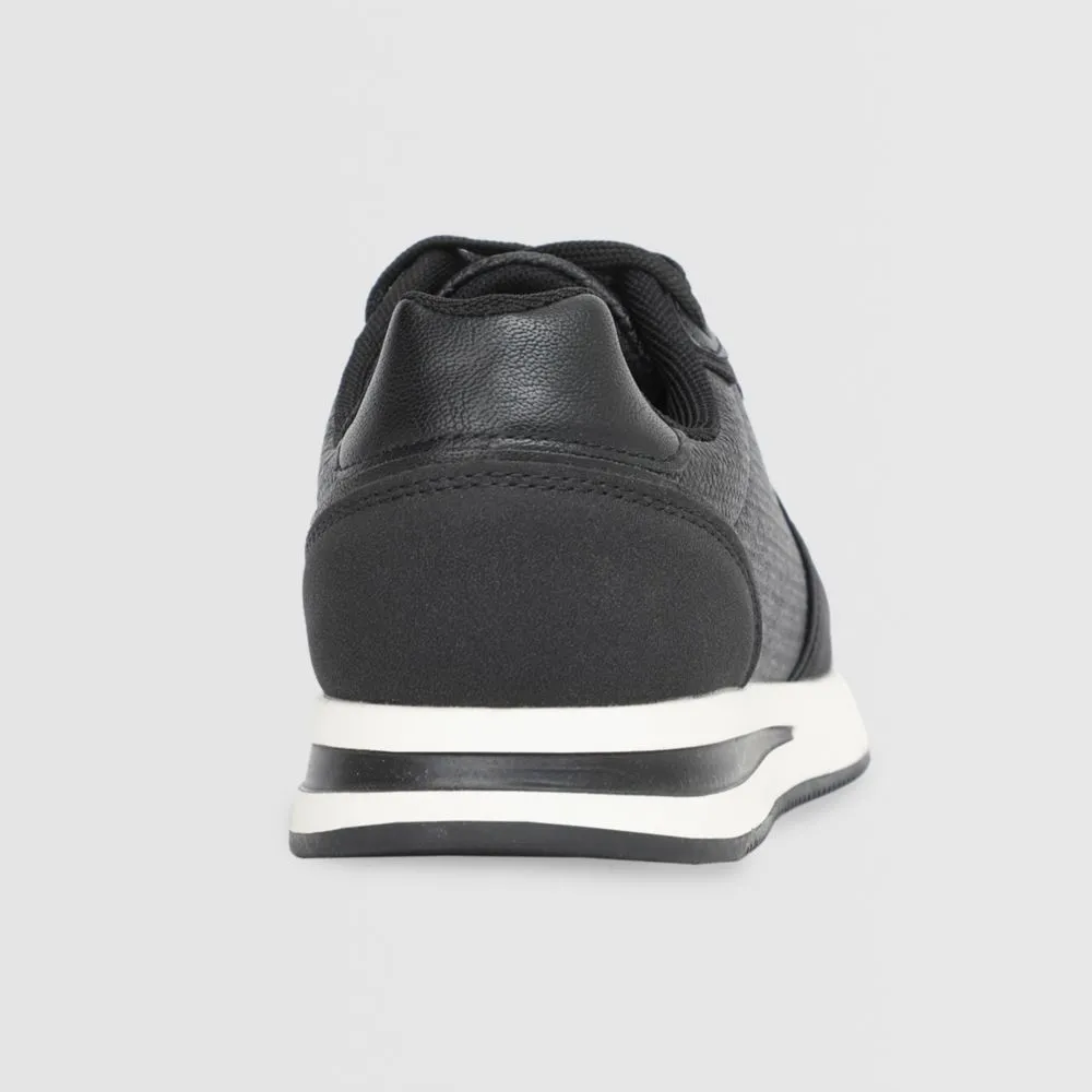 Zapatillas Urbanas Para Hombre Malabar Pu Catac Negro