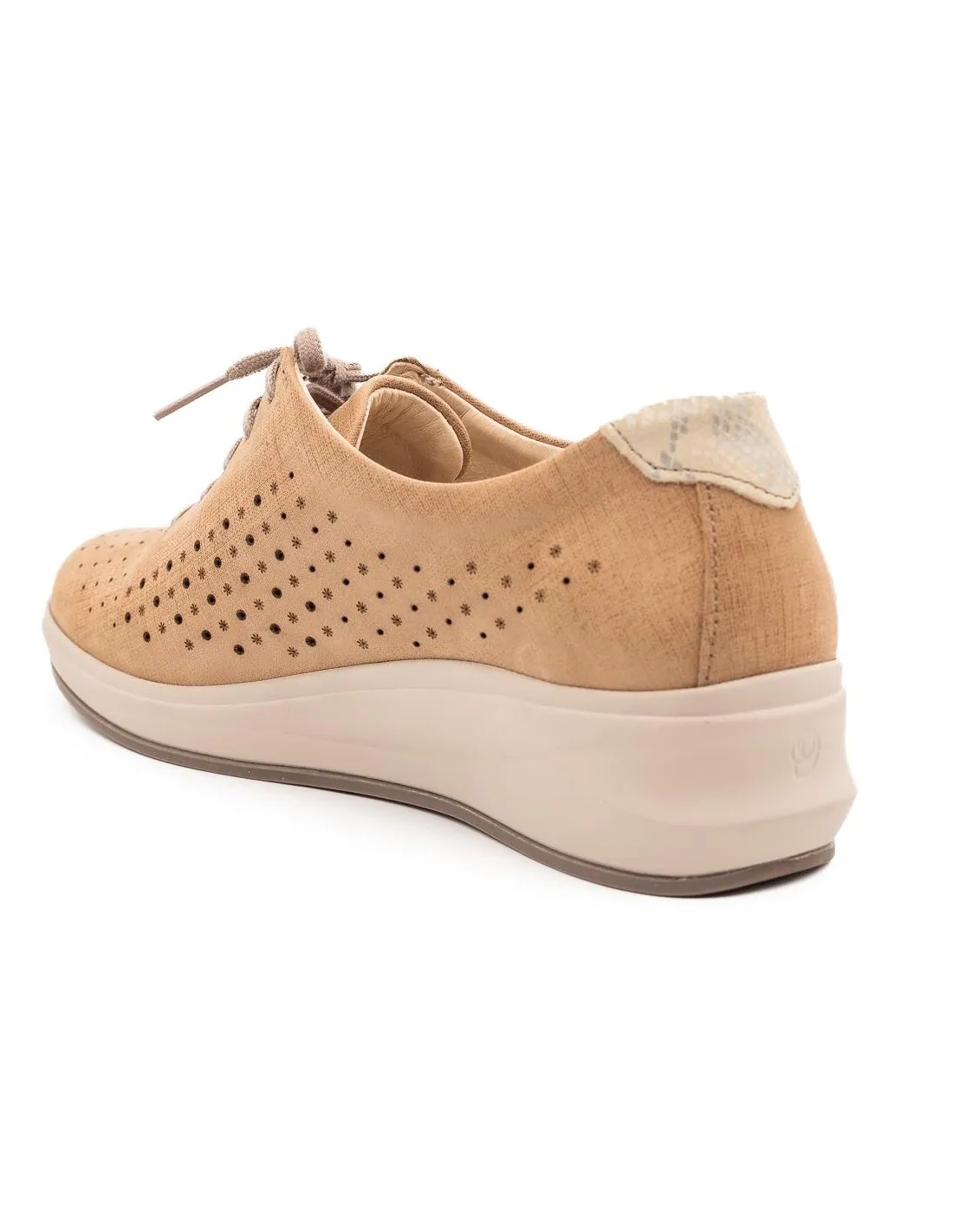 ZAPATO CASUAL MUJER SUAVE 3800 BEIGE