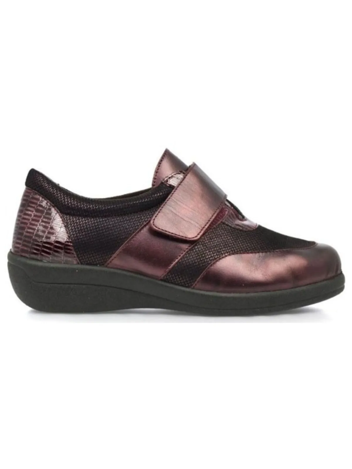 Zapato mujer acharolado con velcro Doctor Cutillas (43518)