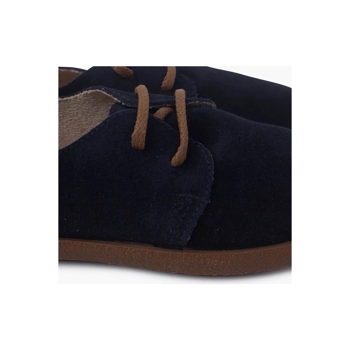 zapatos cordones serraje suela caramelo