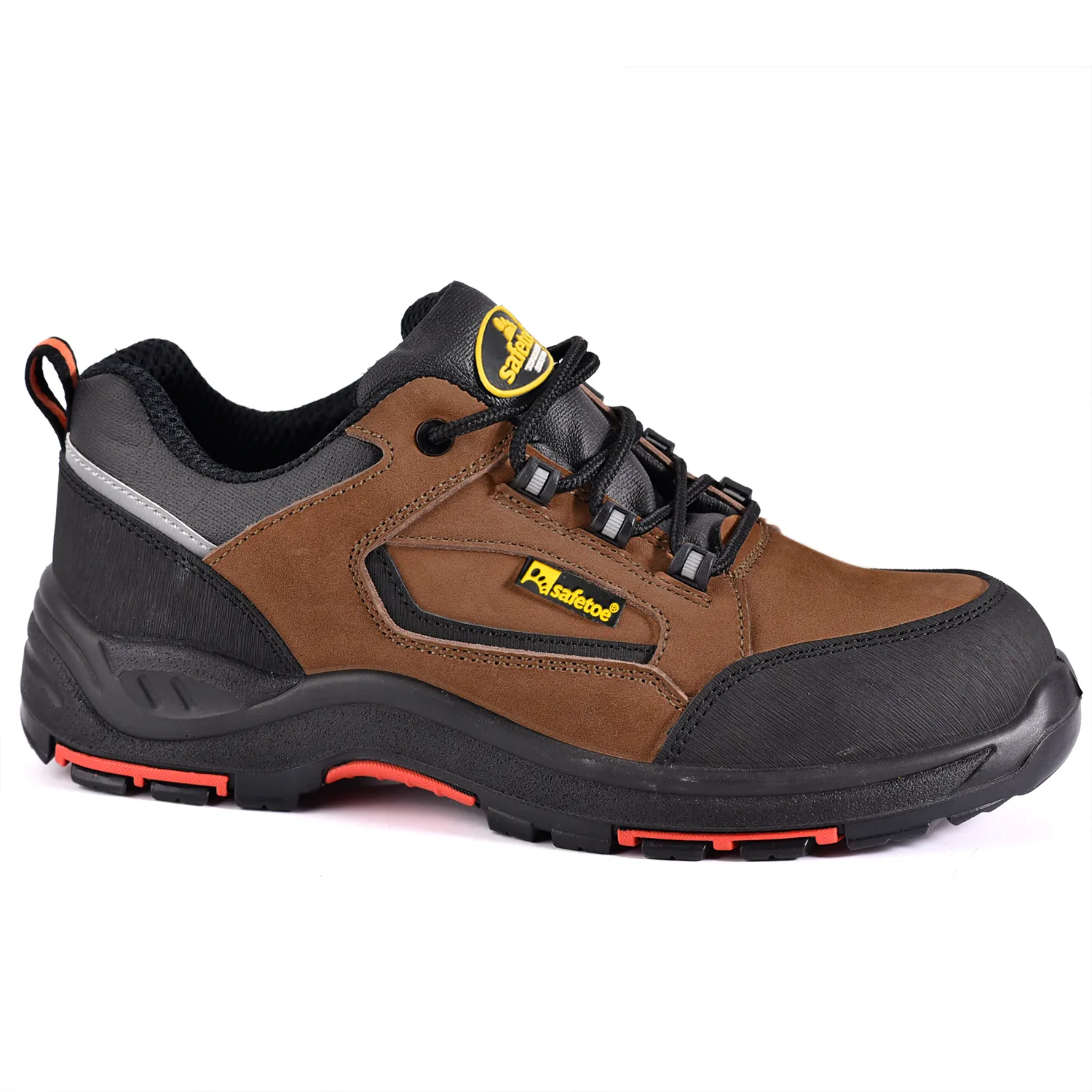 ZAPATOS DE TRABAJO DE SEGURIDAD SIN METAL DE CUERO NOBUK L7342