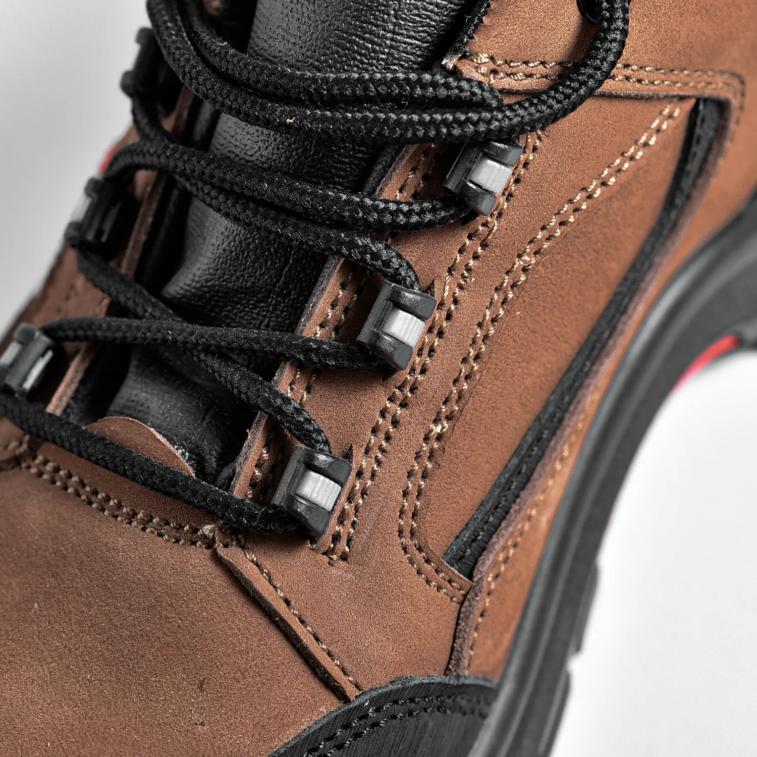 ZAPATOS DE TRABAJO DE SEGURIDAD SIN METAL DE CUERO NOBUK L7342