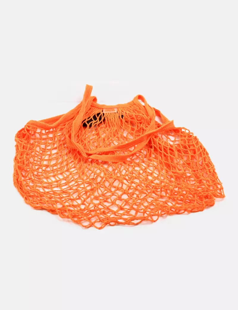 Zara Bolso rejilla naranja