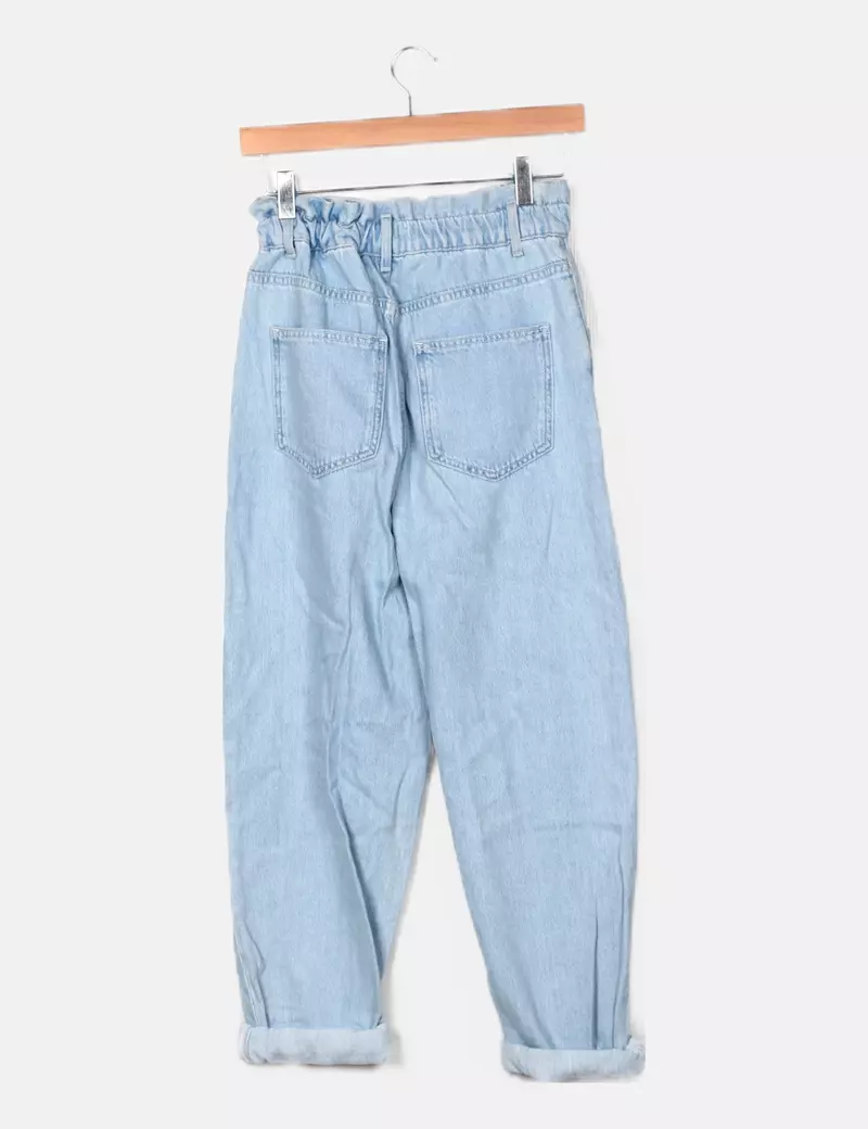 Zara Jeans azul baggy