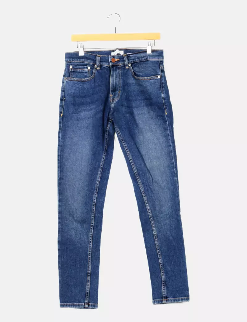 Zara Jeans básico azul