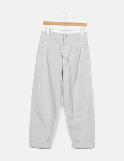 Zara Jeans slouchy gris