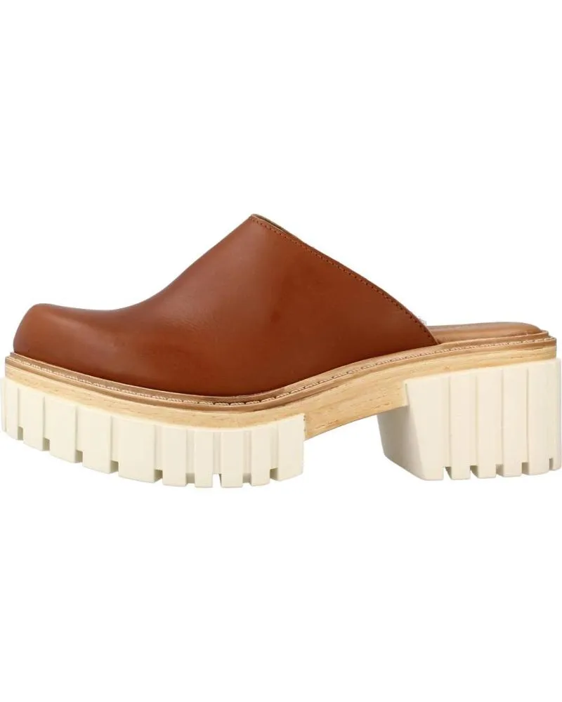 Zuecos de Mujer YELLOW LENA MARRON