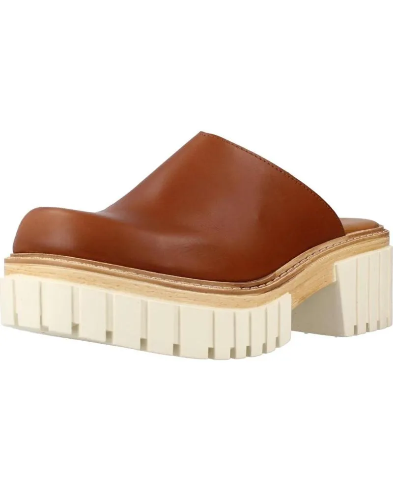 Zuecos de Mujer YELLOW LENA MARRON