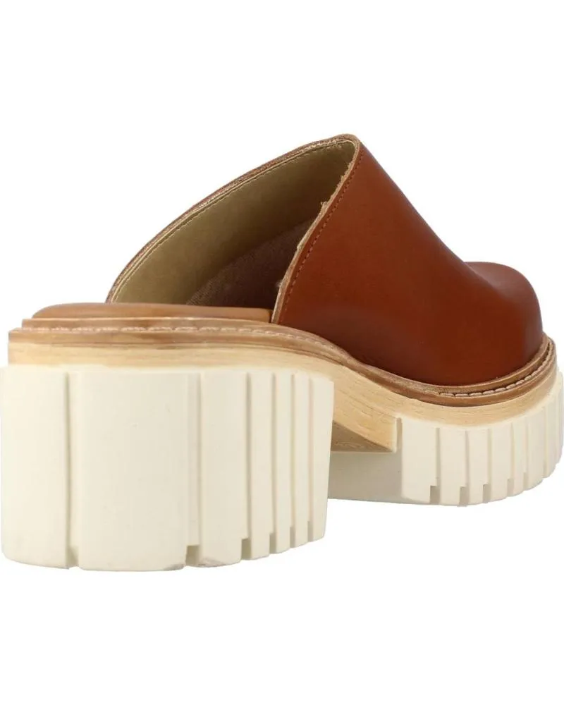 Zuecos de Mujer YELLOW LENA MARRON