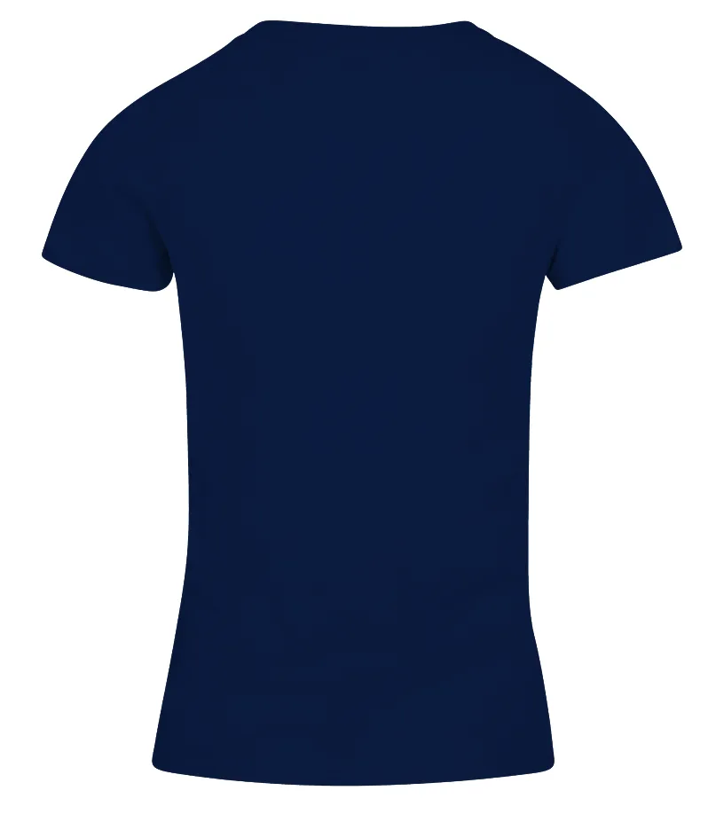 ¡Aléjate! Tengo un padre loco y no tengo miedo de usarlo  Camiseta cuello pico Mujer